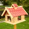 Vogelhaus Vögelhäuschen Holz Vogelfutterhaus Futterhaus XXL Produktbild-Vorschau 2