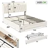 INONEFT Polsterbett 140 × 190 cm, Jugendbetten, Doppelbett Produktbild-Vorschau 7