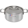 De Buyer Affinity Bratentopf Edelstahl mit Deckel 24 cm Produktbild-Vorschau 1