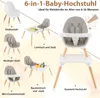 COSTWAY 6 in 1 seggiolone per bambini, seggiolone con Anteprima dell’immagine prodotto 4