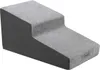 A gray, two-step pet ramp is shown against a white background. Produktbild-Vorschau