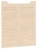 vidaXL Portes battantes Nature 90 x 40 cm Bois de pin Voir les images du produit 4