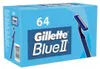 64 lames de rasoir jetables Gillette Blue II Voir les images du produit 1