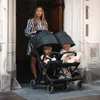 DERYAN Luxe Rolo X2 Dvojitý Kočík - Duo Kočík - Čierna Náhľad obrázku produktu 2