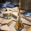 Nostalgische Tischglocke Messing Nikolaus Weihnachten Produktbild-Vorschau 2