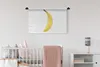 MuchoWow® Wandteppich Wandbehang Banane - Aquarell - Weiß Produktbild-Vorschau 2