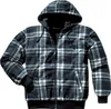 Thermo Wendejacke Gr.L schwarz-weiß kariert od.schwarz uni Produktbild-Vorschau 2