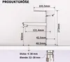 Homelody Wasserhahn Bad Warm und Kalt,Einhandmischer Gäste Produktbild-Vorschau 6