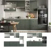 Küchenzeile Vicco Fame-Line Grün-Gold Landhaus/Weiß 280 cm Produktbild-Vorschau 3