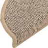 vidaXL Podložky na kroky 15 ks 56x17x3 cm Hnědá půlkruhová Náhled obrázku produktu 7