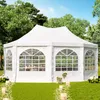 TOOLPORT Namiot Pagoda Pawilon 4x5,5 m – szybki i łatwy Podgląd zdjęcia produktu 2