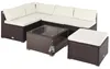 Casaria Set Salotto in Polyrattan XL Cuscini Imbottiti Anteprima dell’immagine prodotto 1