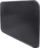 A black metal plate with a textured surface, shown from a diagonal angle. Produktbild-Vorschau