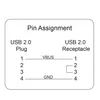 ROLINE Adaptér USB A(M) - USB A(F), bez dat - data blocker Náhled obrázku produktu 5