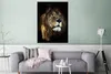 MuchoWow® Poster Löwe - Fell - Schwarz 90x120 cm - Produktbild-Vorschau 5