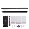 A collection of stylus pens and accessories laid out on a white background. Produktbild-Vorschau