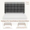 Yaheetech Polsterbett Doppelbett mit Höhenverstellbarem Produktbild-Vorschau 4