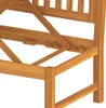 vidaXL Lehátko s šedými polštáři 200x60x75 cm Masivní dřevo Náhled obrázku produktu 7