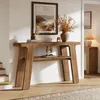 Konsola z litego drewna, 120 cm Stolik pomocniczy w stylu Podgląd zdjęcia produktu 5
