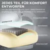 Ergonomischer Gaming-Stuhl mit Lendenstütze, Velours, Produktbild-Vorschau 4