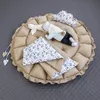 Zweiseitig Babynest ENGELSNEST XXL Blumen BRAUN Baumwolle/ Produktbild-Vorschau 6