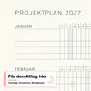 Agenda hebdomadaire format A5, couleur rose poudré, 2027 Voir les images du produit 5