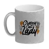 Katzen Glitzer-Kaffeebecher Crazy Cat Lady Produktbild-Vorschau 2