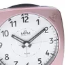 MPM-Quality Wecker eckig 86 mm Kunststoff Weiß/Rosa Produktbild-Vorschau 5