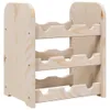vidaXL Stojan na víno 33x25x37 cm z masívneho borovicového Náhľad obrázku produktu 1