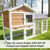 zooprinz Hasenstall Hofstadl mit Auslauf wetterfestes Produktbild-Vorschau 2