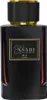 A product shot of a black perfume bottle with gold accents and a label. Anteprima dell’immagine prodotto