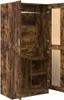 vidaXL Šatní skříň Smoked Oak 82,5x51,5x180 cm výrobek ze Náhled obrázku produktu 5