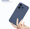 A hand holding a blue phone case. Produktbild-Vorschau