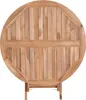 Oline Table de jardin Ø100 cm, en teck massif. Voir les images du produit 4