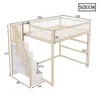Merax Etagenbett Kinderbett 140×200 cm aus Massivholz, Produktbild-Vorschau 4