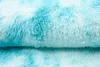 Teppich Rund Kurzflor Wohnzimmer Schlafzimmer Blau Gefärbt Produktbild-Vorschau 4