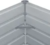 vidaXL Podwyższone łóżko 160 x 80 x 45 cm Stal ocynkowana Podgląd zdjęcia produktu 6