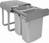 Ekotech Abfallsammler Aladin grau 2x 8 Liter ab 40cm Produktbild-Vorschau 3