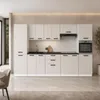 ULWEHOME | Küchenzeile 320 cm Kaschmir, Küchenmöbel-Set Produktbild-Vorschau 3