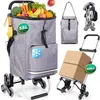 Einkaufstrolley klappbar mit Kühlfach 55 L – Shopping Produktbild-Vorschau 1