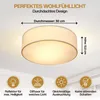 Monzana Lampadario da Soffitto 40W Rotondo 30cm Stoffa 1 Anteprima dell’immagine prodotto 4