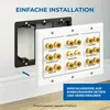 deleyCON Einbaurahmen für Multimedia Wanddosen Wandplatte Produktbild-Vorschau 6