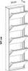 Skye Decor, Locking 5 Piece Metal - White, Schuhschrank, Produktbild-Vorschau 4