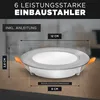 Luxari LED Einbaustrahler 230V flach − Strahlende LED Produktbild-Vorschau 2