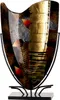 GILDE Bodenvase rechteckig Dixion schwarz H. 57 cm, 61426 Produktbild-Vorschau 1