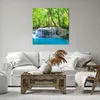 Bild auf Leinwand - Leinwandbild - Wasserfall Wald Umwelt - Produktbild-Vorschau 6