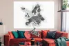 MuchoWow® Poster Europa-Karte mit einzigartigem Hintergrund Produktbild-Vorschau 2