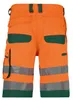 DASSY® Lucca Warnschutz-Shorts NEONORANGE/FLASCHENGRÜN Produktbild-Vorschau 3