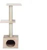 Karlie Smaragd Kratzbaum - Plüsch/Sisal - Beige - 35x35x103 Produktbild-Vorschau 1
