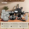 tectake® Küchenstarterset Una/Varese Geschirrset aus Produktbild-Vorschau 2